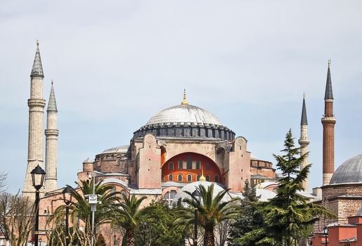 Hagia Sophia is a former Orthodox patriarchal basilica, later a mosque, and now a museum in Istanbul, Turkey.