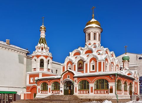 Kazan Cathedral is a Russian Orthodox church located on the northeast corner of Red Square in Moscow