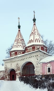 The Holy Gate in Rizopolozhensky Convent in Suzdal