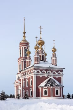 Saint Michael Monastery is recently restored in Suzdal