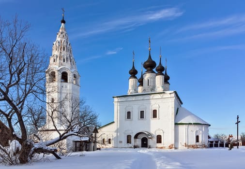 The Saint Alexander Convent in the ancient town of Suzdal, Russia