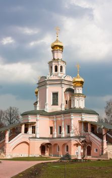 The Church of Boris and Gleb in Zyuzino. The construction of the Church took place in 1688-1704