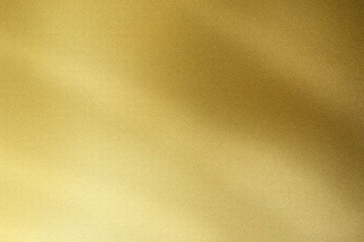 Brushed golden wave metallic wall, abstract texture background