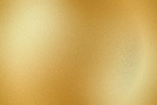 Brushed golden wave metallic wall, abstract texture background