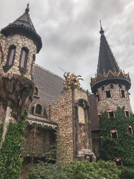 View To Haunted Castle Before The Night