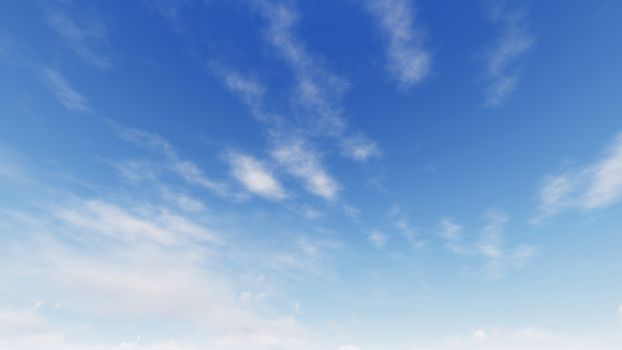 Cloudy blue sky abstract background, blue sky background with tiny clouds, 3d rendering

