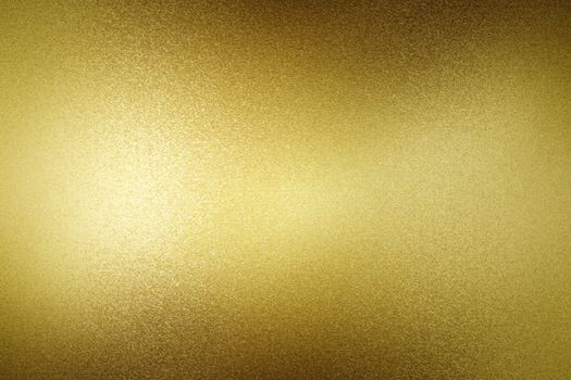 Abstract texture background, glossy old gold metal wall