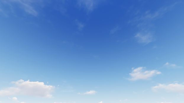 Cloudy blue sky abstract background, blue sky background with tiny clouds, 3d rendering

