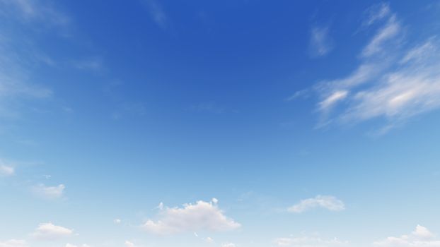 Cloudy blue sky abstract background, blue sky background with tiny clouds, 3d rendering

