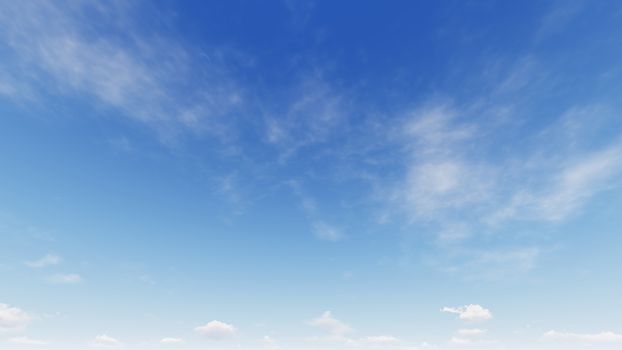 Cloudy blue sky abstract background, blue sky background with tiny clouds, 3d rendering

