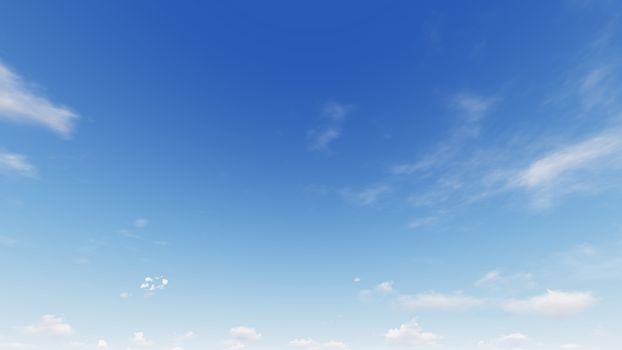 Cloudy blue sky abstract background, blue sky background with tiny clouds, 3d rendering

