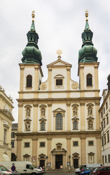 The Jesuit Church, also known as the University Church is double-tower church in Vienna, Austria. Influenced by early Baroque principles, the church was remodeled between 1703 and 1705.