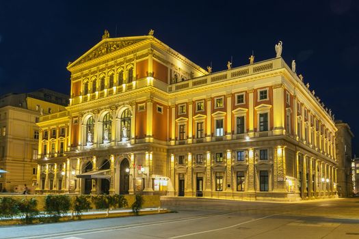 The Wiener Musikverein is a concert hall in the Innere Stadt borough of Vienna, Austria. It is the home to the Vienna Philharmonic orchestra.