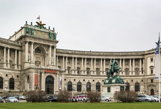 Neue Burg (New Castle) of Hofburg Palace was completed in 1913, Vienna