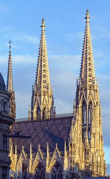 The Votive Church is a neo-Gothic church located on the Ringstrasse in Vienna, Austria