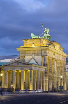 The Brandenburg Gate is a former city gate, rebuilt in the late 18th century as a neoclassical triumphal arch, and now one of the most well-known landmarks of Germany.