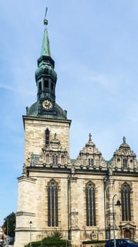 Church of Beatae Mariae Virginis was begun in 1608, Wolfenbuttel, Germany