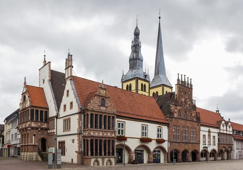 facades of Lemgo town hall have maintained their appearance over the course of many hundreds of years (from 1325).