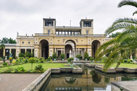 The building of Orangery Palace, with its 300 meter long front, was built in the style of the Italian Renaissance