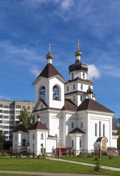 Church of St. Sophia of Slutsk is on the suburb of the city of Minsk, Belarus