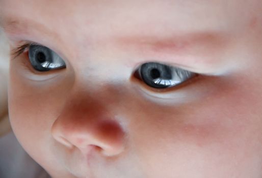 baby face closeup photo. Beautiful picture, background, wallpaper 
