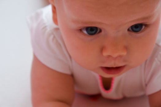 baby face closeup photo. Beautiful picture, background, wallpaper 
