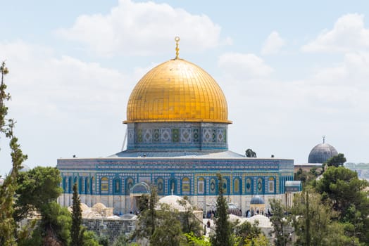 Al-Aqsa Mosque is the third holiest site in Islam located on the Temple Mount in the Old City of Jerusalem, Israel.