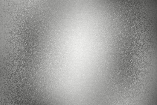 Glowing rough silver metal wall surface, abstract texture background