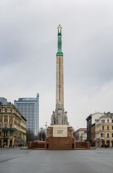 The Freedom Monument is a memorial located in Riga, Latvia, honouring soldiers killed during the Latvian War of Independence 
