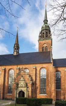 The Church of the Holy Ghost in Copenhagen, Denmark, is one of the city's oldest churches.