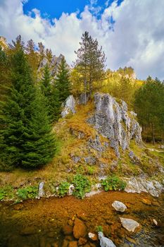 Trigrad Gorge, Rhodope Mountains in Southern Bulgaria, Southeastern Europe