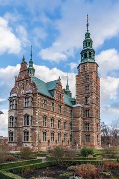 Rosenborg palace is a renaissance castle located in Copenhagen, Denmark. The castle was originally built as a country summerhouse in 1606