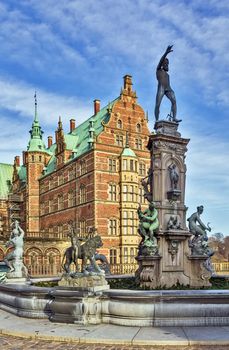 Frederiksborg Palace is a palace in Hillerod, Denmark. It was built as a royal residence for King Christian IV and is now a museum of national history.