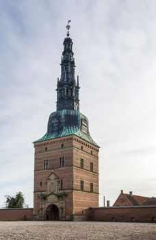 Frederiksborg Palace is a palace in Hillerod, Denmark. The entrance tower