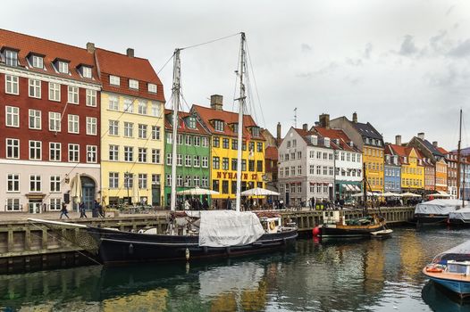 Nyhavn is a 17th-century waterfront, canal and entertainment district in Copenhagen, Denmark.