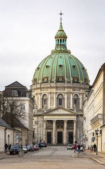 Frederik's Church popularly known as The Marble Church for its architecture, is an Evangelical Lutheran church in Copenhagen, Denmark.