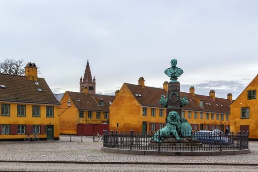 Nyboder is a historic row house district of former Naval barracks in Copenhagen, Denmark. The Edouard Suenson Memorial