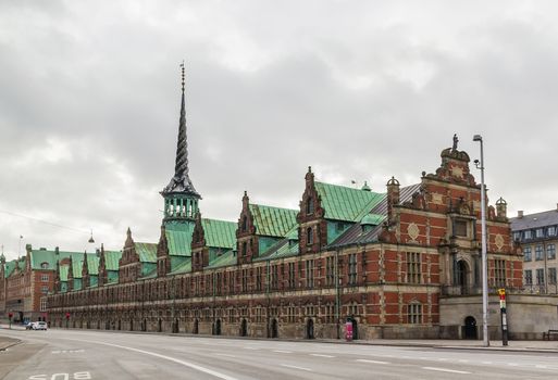 Borsen is a building in central Copenhagen, Denmark. It was built by Christian IV in 1619 1640 and is the oldest stock exchange in Denmark.