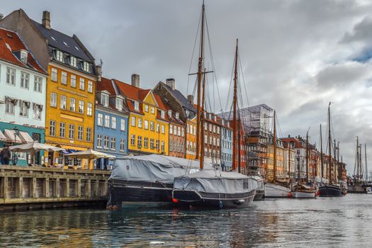 Nyhavn is a 17th-century waterfront, canal and entertainment district in Copenhagen, Denmark.