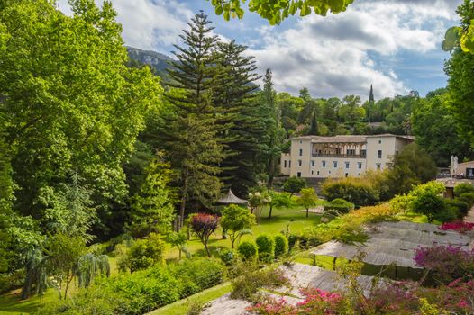 View of La Granja de Esporles the museum of tradition and history of Majorca, Museum retracing the cultural history of the region in 17th century manor house with restaurant and gardens