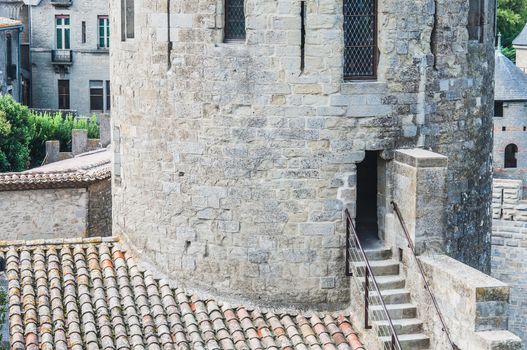 Ramparts of the Medieval City of Carcassonne in the Aude in France