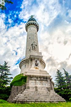Faro della Vittoria - Trieste Victory Lighthouse Italy .