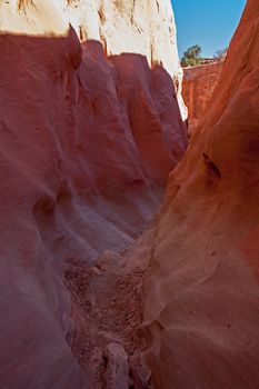 The Dry fork slot canyon is one of several slot canyons in the vicinity of Escalante. UT.
