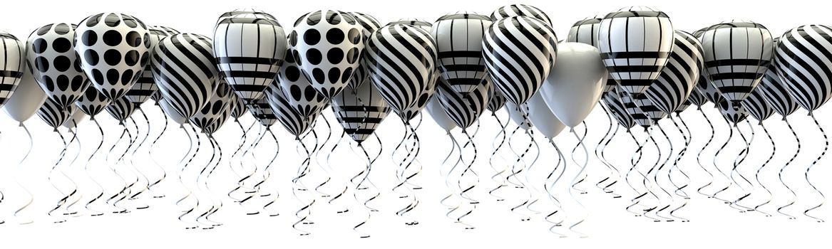 Retro vintage balloons background.Decorations party and celebrations.Vintage married style.