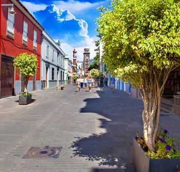 Canary Islands.Tenerife,La laguna village.Travel and tourism in Canaries