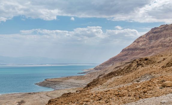 Desert landscape of Israel, Dead Sea, Israel