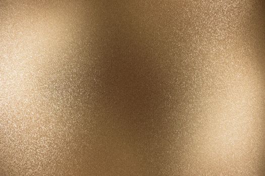 Brushed bronze metallic foil surface, abstract texture background