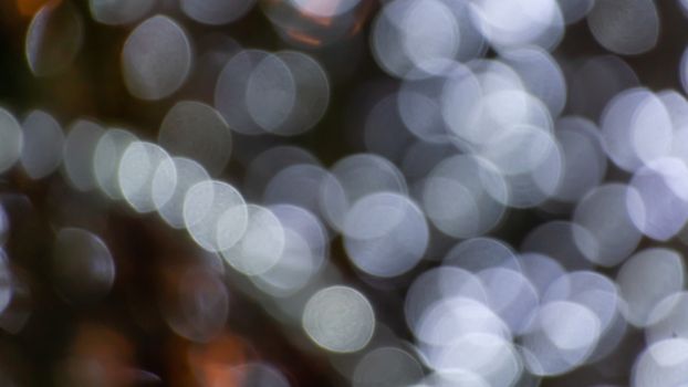 Abstract & Festive background with bokeh defocused lights