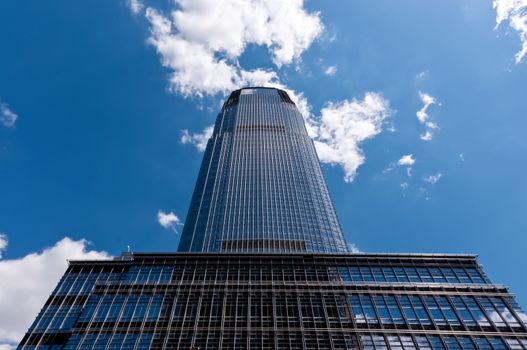 Goldman Sachs Tower, tallest building in New Jersey, Jersey City, August 12, 2011.