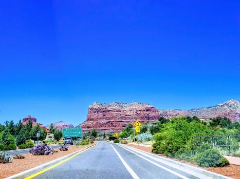 Hiking in a beautiful Sedona Arizona USA